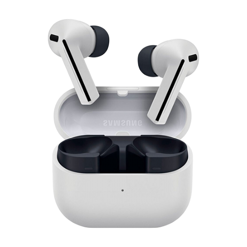 Slušalke Samsung Galaxy Buds3 FE (sive, Bluetooth, ANC, 360° zvok, glasovno upravljanje Gemini)