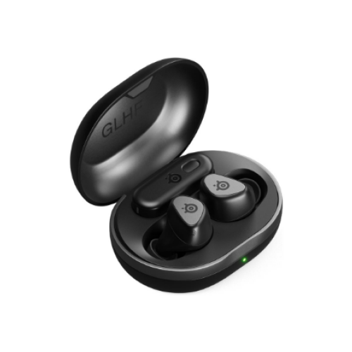 Steelseries Arctis GameBuds PS headphones, high-quality sound, lightweight body, adjustable microphone, PlayStation connector, black color