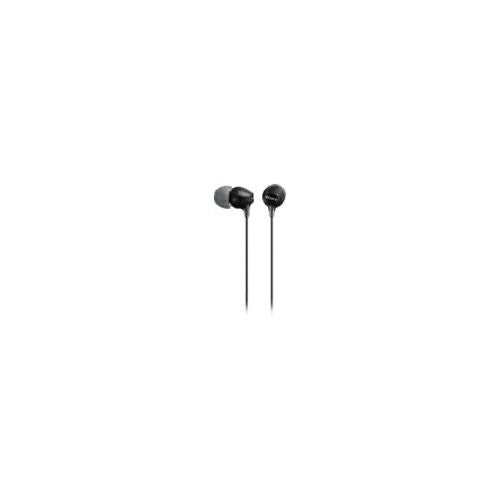 Slušalke v uho SONY MDR-EX15LP, serija EX, žične, 3,5 mm priključek, črne.