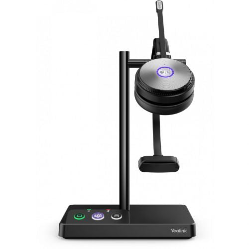Yealink WH62 Mono Headset Black, USB, Microphone 100-10000 Hz, Battery, Stand