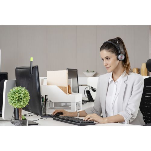 Yealink WH62 Mono Headset Black, USB, Microphone 100-10000 Hz, Battery, Stand