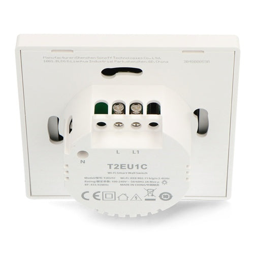 Smart Switch WiFi + RF 433 Sonoff T2 EU TX (1-channel) updated