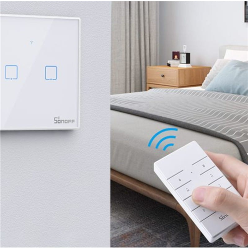 Smart Switch WiFi + RF 433 Sonoff T2 EU TX (2-kanalni) posodobljen