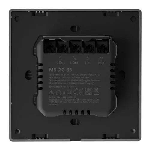 Stensko stikalo Smart Scene Sonoff M5 2C (2-kanalno)