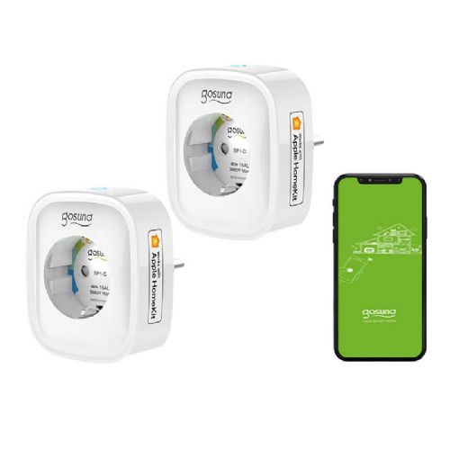 Pametna vtičnica WiFi Gosund SP1-H (2-pack) (HomeKit) 16A