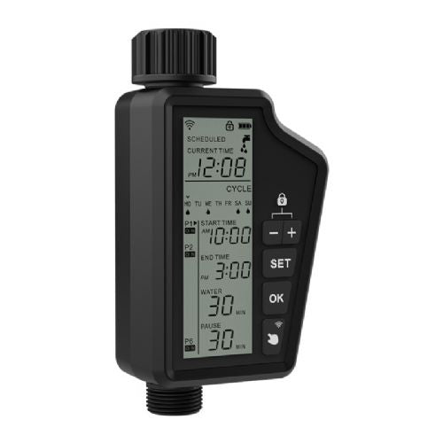 Pametni Wi-Fi krmilnik za namakanje z velikim LCD zaslonom Avatto SWT60-EU