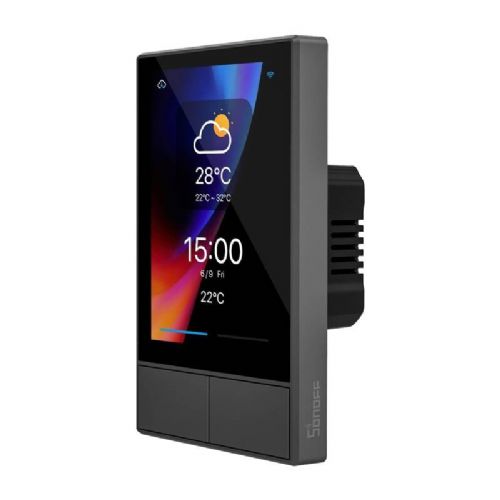 Pametna WiFi nadzorna plošča SONOFF NSPanel (črna, 120 mm)