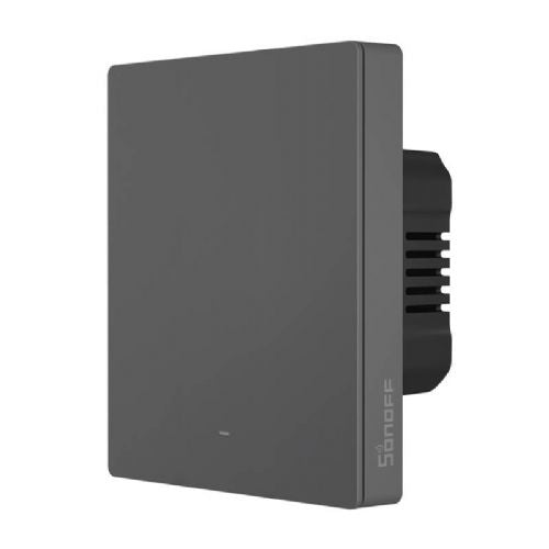 Pametno WiFi stensko stikalo SONOFF M5-1C-80 (1-kanalno, za okvir, grafit)