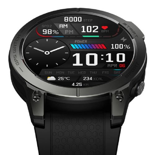 Pametna ura Zeblaze Stratos 3, črna
