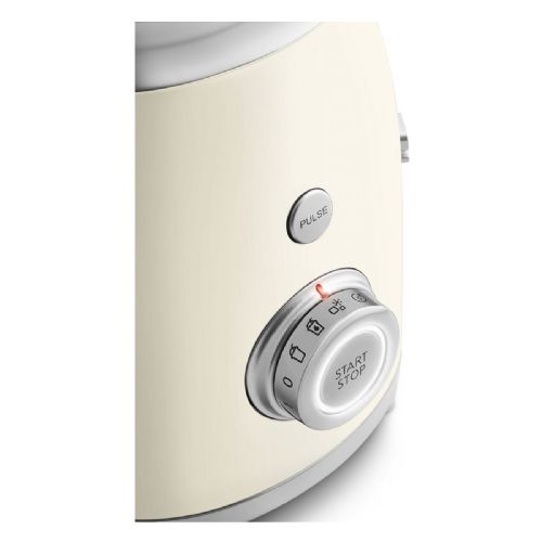 Blender Smeg BLF03CREU 1,5 l, 800 W, funkcija drobljenja ledu, pulzni način, krem barva