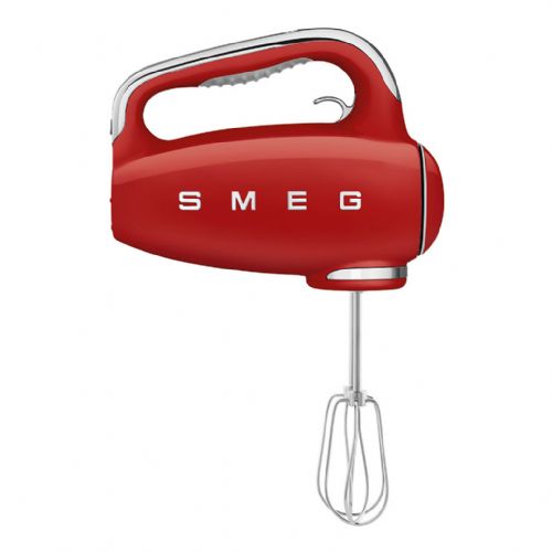 Smeg HMF01RDEU hand blender retro design, 9 speeds, turbo button, built-in display, 250 W, red