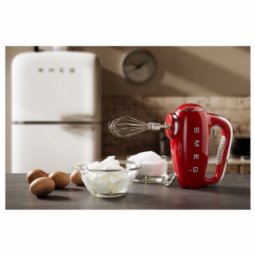 Smeg HMF01RDEU hand blender retro design, 9 speeds, turbo button, built-in display, 250 W, red