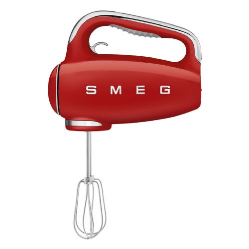 Smeg HMF01RDEU hand blender retro design, 9 speeds, turbo button, built-in display, 250 W, red