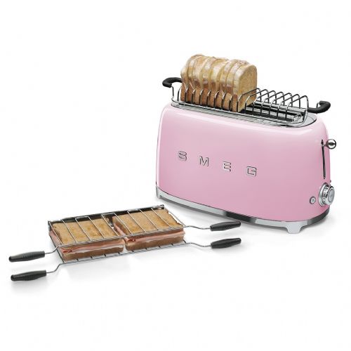 Toaster  SMEG 50's Style , za 4 rezine, roza