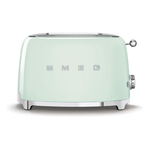 Toaster Smeg TSF01PGEU 2 reži, 950 W, nastavljiva stopnja zapečenosti, funkcija odmrzovanja, pastelno zelen