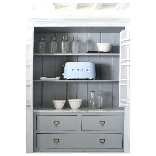 Opekač kruha SMEG TSF02PBEU za 4 rezine pastelno modre barve