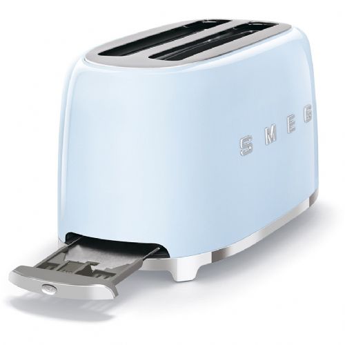 Opekač kruha SMEG TSF02PBEU  za 4 rezine pastelno modre barve