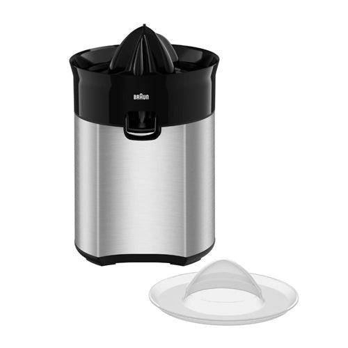 Sokovnik Braun CitrusQuick 5 CJ5050 črna/nerjaveče jeklo, 60 W, direkten izpust soka, samodejni zagon/ustavitev, deli primerni za pomivalni stroj