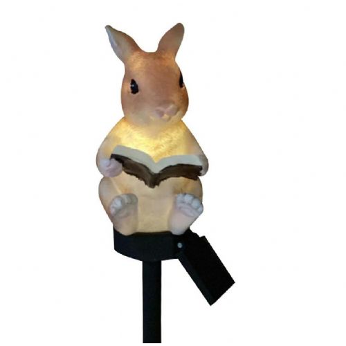 Solar garden lamp rabbit 43cm 2W