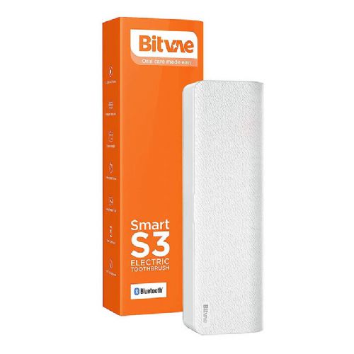 Sonična zobna ščetka z aplikacijo, setom konic in potovalnim etuijem Bitvae S3 (roza)