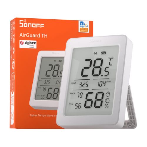 Senzor temperature in vlažnosti Sonoff AirGuard TH SNZB-02DR2 ZigBee LCD