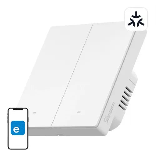 M5-2C-86W Pametno stensko stikalo Matter (2-kanalno)