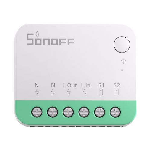 Pametno mini WiFi stikalo Sonoff MINIR4M Matter (HomeKit, SmartThings, Domači asistent).