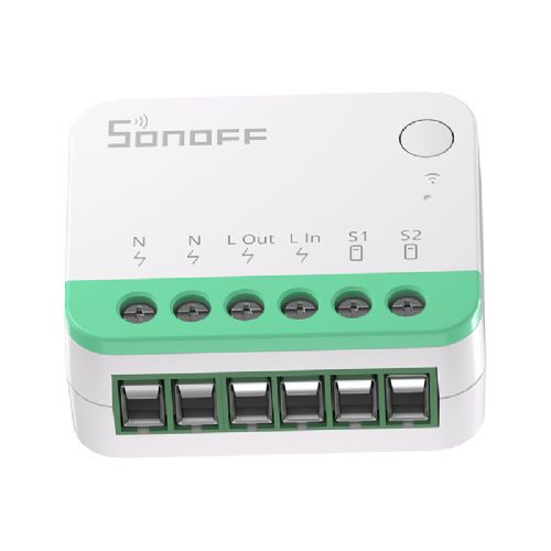 Pametno mini WiFi stikalo Sonoff MINIR4M Matter (HomeKit, SmartThings, Domači asistent).