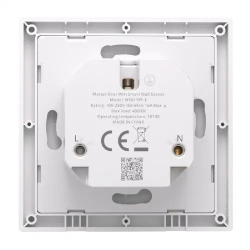 Sonoff WS01TPF-E Smart WiFi Wall Socket (Type F)