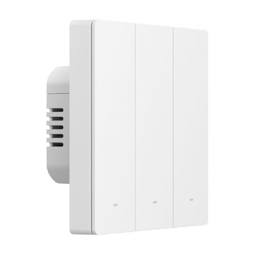 Pametno stensko stikalo Sonoff ZBM5-3C-86W, 3-kanalno, na dotik, Zigbee 3.0, združljivo z Alexa/Google Home, belo