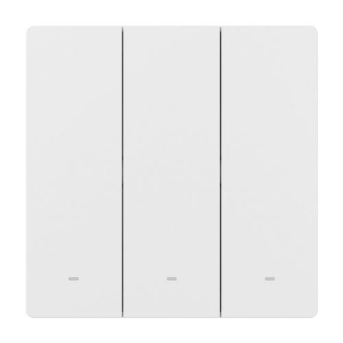 Pametno stensko stikalo Sonoff ZBM5-3C-86W, 3-kanalno, na dotik, Zigbee 3.0, združljivo z Alexa/Google Home, belo