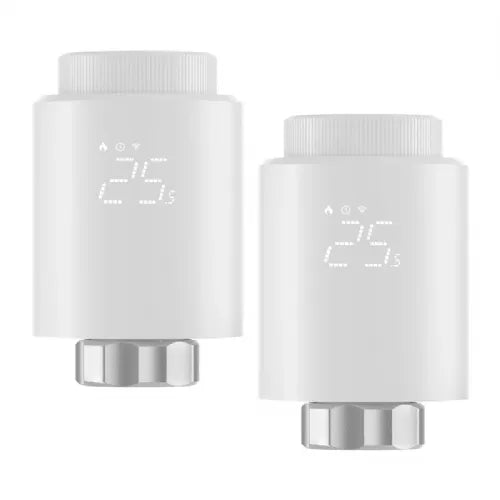 Sonoff TRVZB ZigBee smart thermostat, set of 2, remote control, schedules, open window detection, frost protection, Home Assistant compatibility