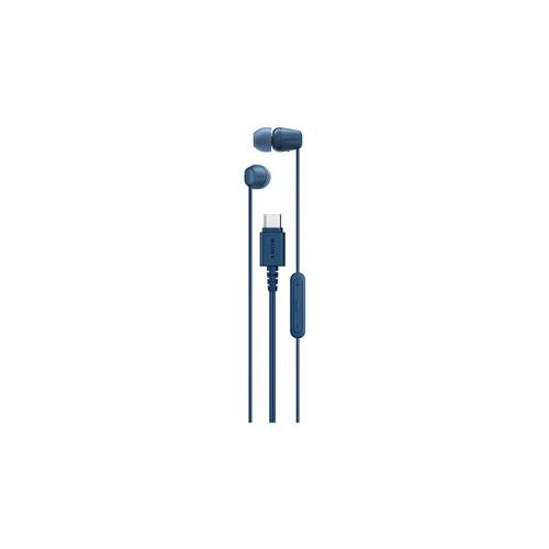 Slušalke Sony IER-EX15C v ušesu USB-C, moder, stereo zvok, mikrofon, 1,2 m kabel