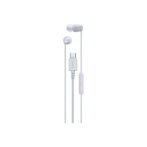 Slušalke Sony IER-EX15C v ušesu USB-C mikrofon stereo bel
