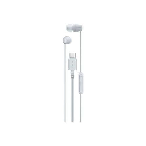 Slušalke Sony IER-EX15C v ušesu USB-C mikrofon stereo bel