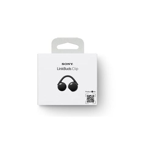 Slušalke Sony LinkBuds Clip odprtega tipa, brezžične, Bluetooth 5.3, aktivno odpravljanje šumov, mikrofon, črne