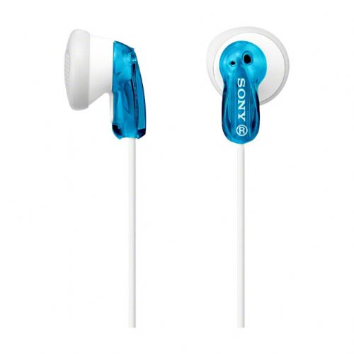 Slušalke Sony MDR-E9LPL modre barve, v ušesu, žične, 13,5 mm neodimski magnet, 1,2 m kabel