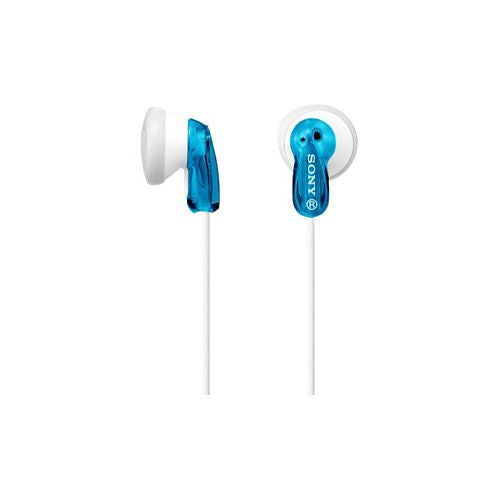 Slušalke Sony MDR-E9LPL modre barve, v ušesu, žične, 13,5 mm neodimski magnet, 1,2 m kabel
