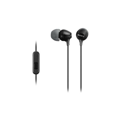 SONY MDR-EX15AP (EX Series) žične v-ušne slušalke z mikrofonom, 3,5 mm priključek, črne