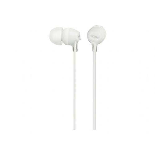 Sony MDREX15LPW.AE headphones, in-ear, wired, white