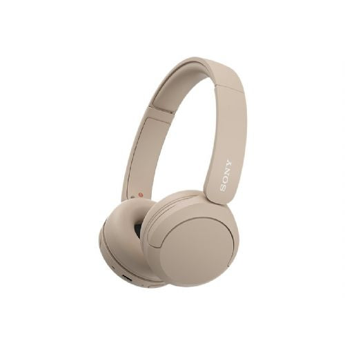 SONY WH-CH520 slušalke na ušesa z mikrofonom, brezžične Bluetooth, v barvi beige