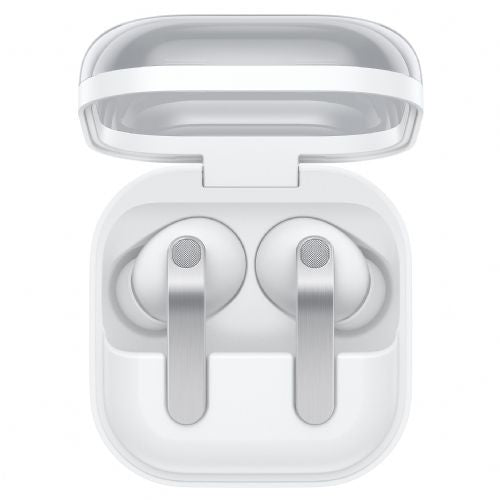 Soundbar Samsung Galaxy Buds 4 Pro bele, aktivno odpravljanje šuma, Bluetooth, mikrofon, 7 ur delovanja