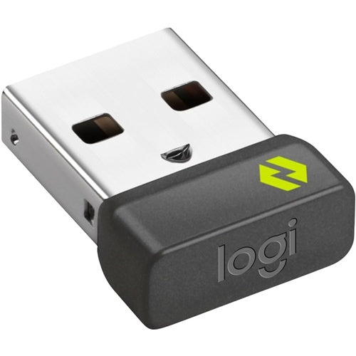 Logitech Logi Bolt Black receiver, USB-A, up to 10 m, compatible with Windows/macOS/Linux, FIPS security, simultaneous connection of up to 6 devices