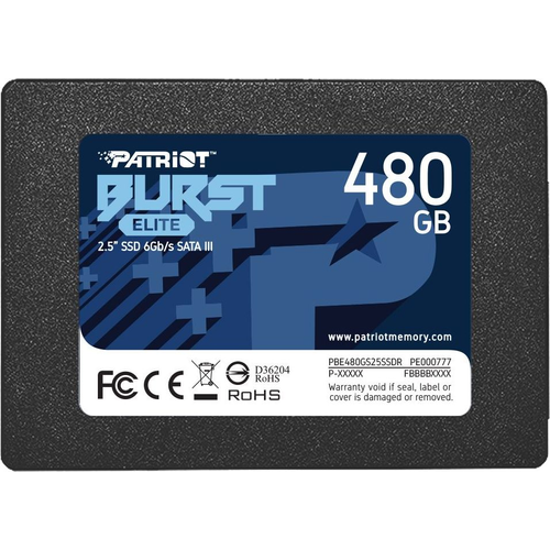 Vgradni SSD disk Patriot Burst Elite 480 GB, SATA 6 Gb/s, 2,5"