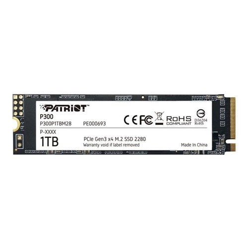 SSD Patriot P300 1 TB (PCIe 3.0 x4, NVMe 1.3, M.2 2280)