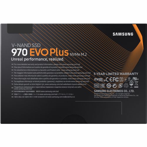 SSD disk Samsung 970 EVO plus NVMe PCIe 3.0 x 4 1.3 Phoenix Controller retail, M.2, 1 TB