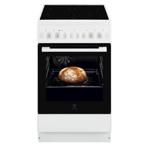 Štedilnik Electrolux LKR540066W, 50 cm, steklokeramična plošča, večnivojsko pečenje, enostavno čiščenje