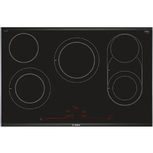 Steklokeramična kuhalna plošča Bosch PKM875D1D, Serija 8, nerjaveče jeklo