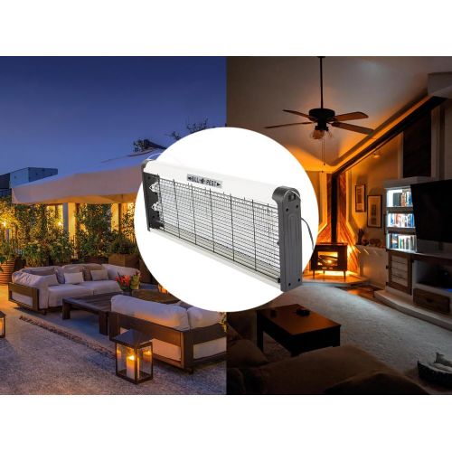Wall-mounted UV lamp for mosquitoes, moths, flies and insects 40W