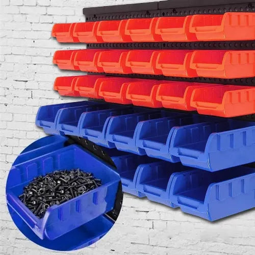 PVC wall drawer - 30-piece organizer